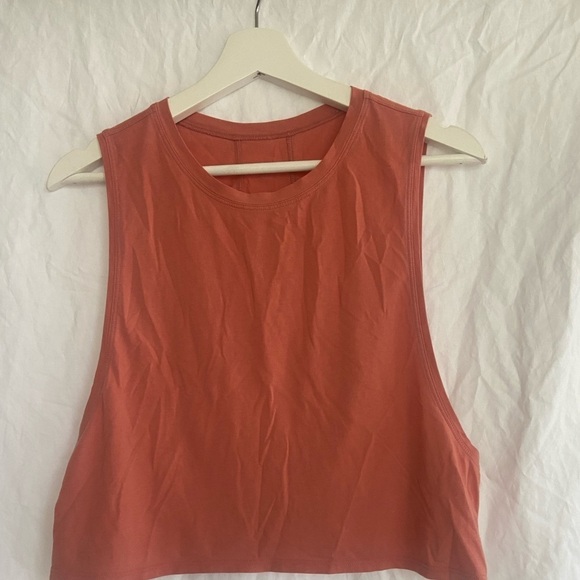 LULULEMON Muscle Love Crop Tank
Top Orange Coral Size Small - Picture 3 of 9